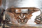 St Marys Nantwich Cheshire late 14th century medieval misericord misericords misericorde misericordes choir stalls woodwork mercy seats pity seats N03a.jpg