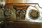 All Hallows church Wellingborough Northamptonshire Northants 15th century medieval misericord misericords misericorde misericordes Miserere Misereres choir stalls Woodcarving woodwork mercy seats pity seats 02.jpg