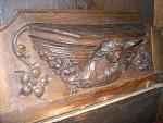 St Marys church Whalley Lancashire 15th century medieval misericord misericords misericorde misericordes  Miserere Misereres choir stalls Woodcarving woodwork mercy seats pity seats Whalleys1iii.jpg