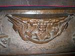 St Marys church Whalley Lancashire 15th century medieval misericord misericords misericorde misericordes  Miserere Misereres choir stalls Woodcarving woodwork mercy seats pity seats Whalleys7vii.jpg